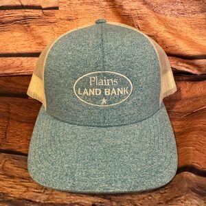 Richardson Hat 115CH Men's Adjustable Blue Plains Land Bank Mesh Trucker Cap